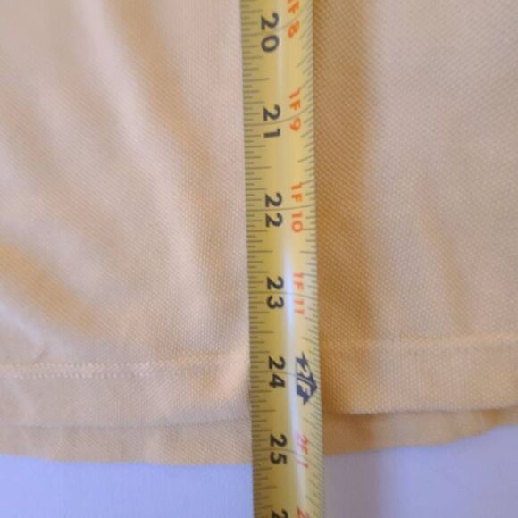 Cutter & Buck Dry Tec Womens Yellow Short Sleeve Polo Golf Top Medium - Picture 7 of 9